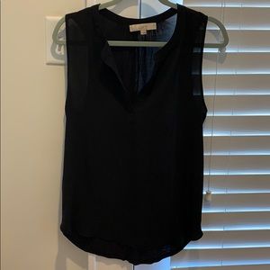 Ann Taylor Loft - Black Sleeveless Blouse